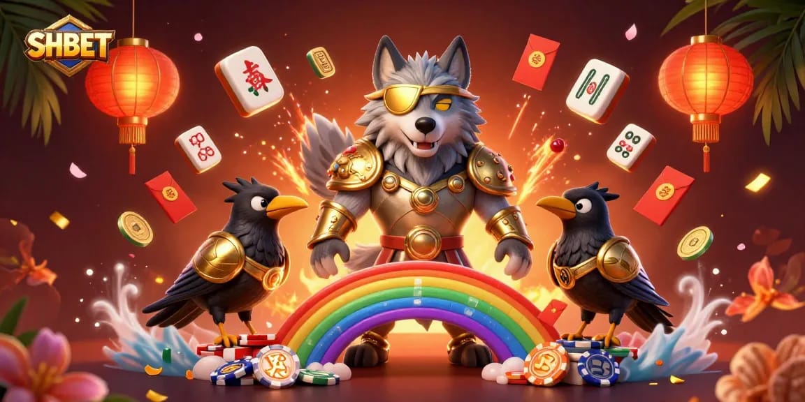 Experience big wins with SHBET at a dynamic casino featuring Norse mythology characters.