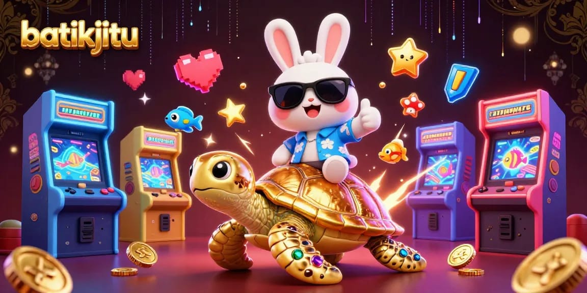 Jelajahi batikjitu dalam permainan kasino online dengan karakter 3D berwarna-warni yang meriah.