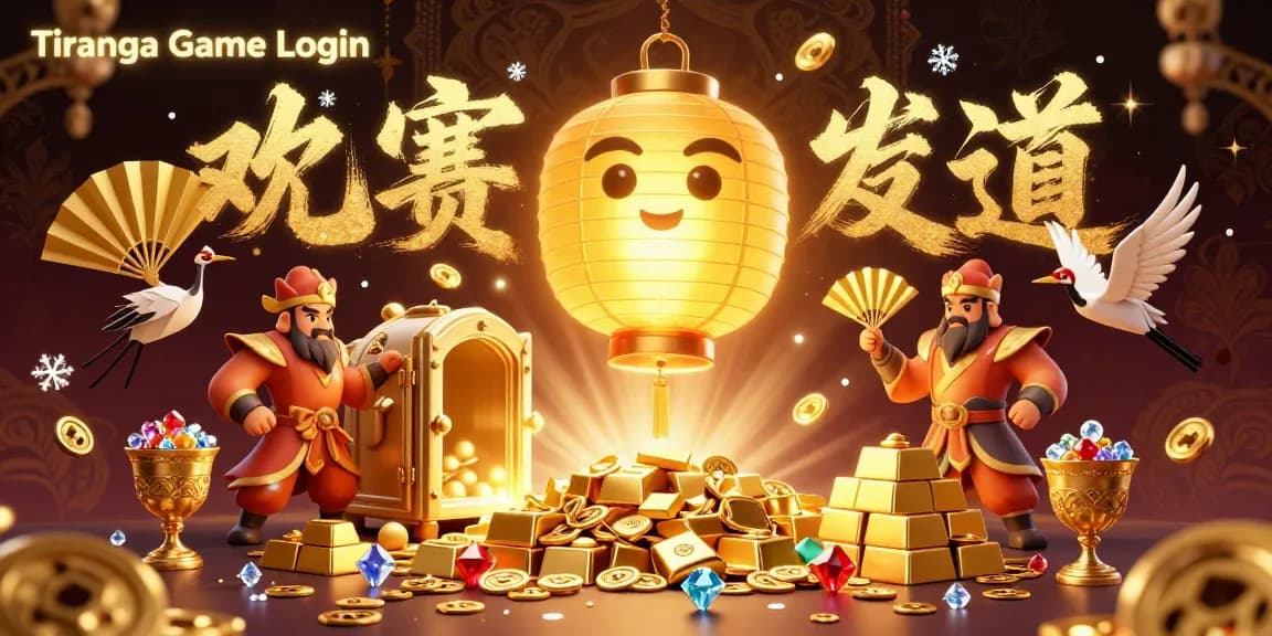 Tiranga Game Login captures the excitement of mobile gaming with glowing spirits and treasures.