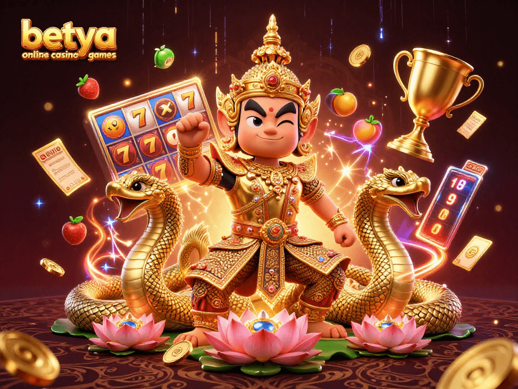 Experience thrilling betya online casino games with vibrant slot casino imagery and energetic elements.