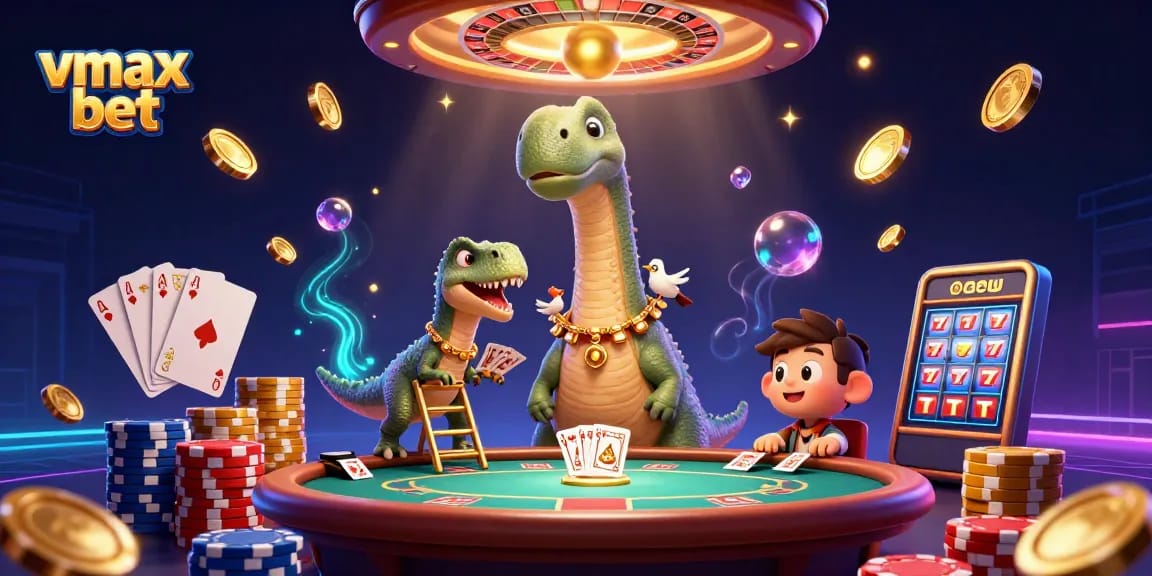 Experience the thrill of vmax bet with dynamic casino action and vibrant 3D characters.