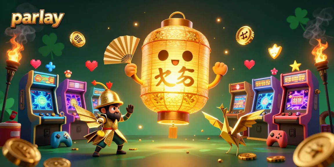 Experience parlay betting in a vibrant 3D casino scene with golden characters and gaming elements.