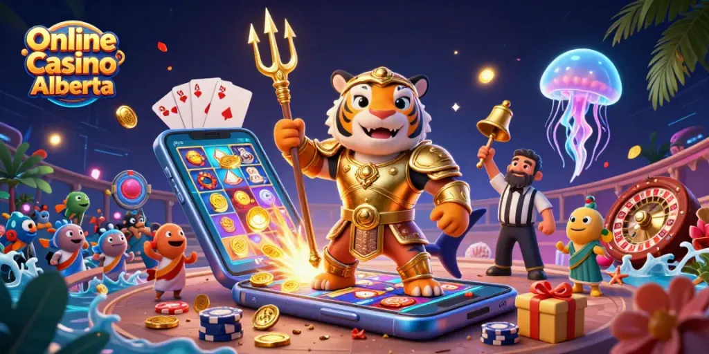 Engage with exciting gaming action at Online Casino Alberta featuring dynamic 3D graphics.