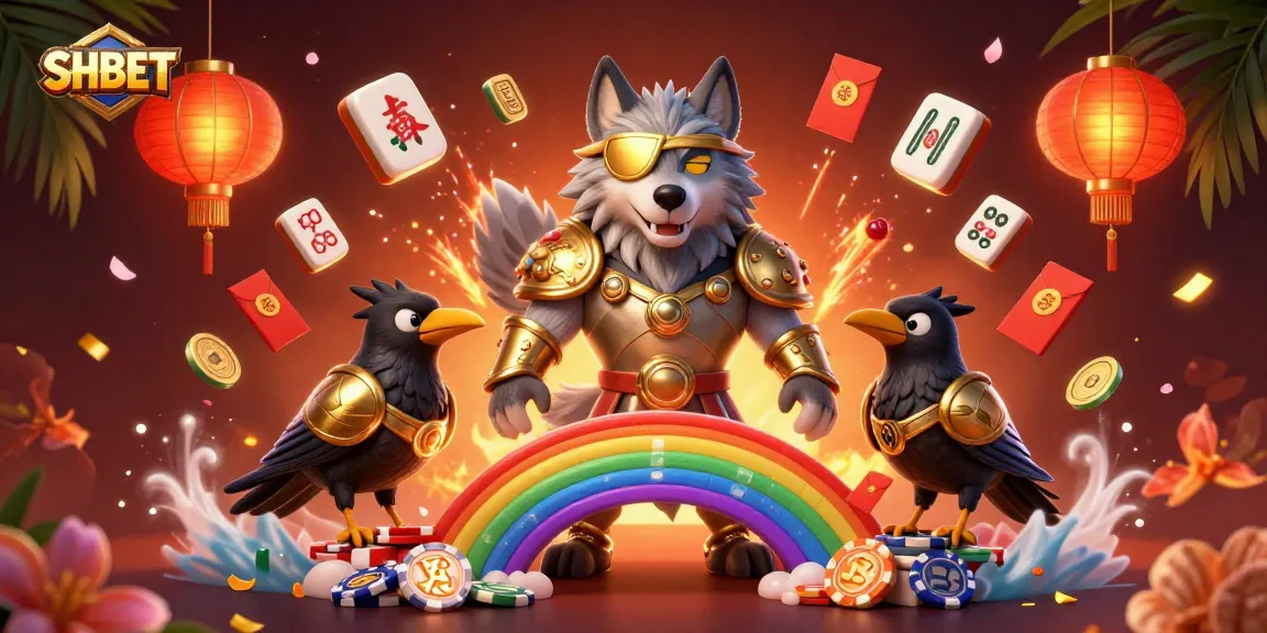 Experience big wins with SHBET at a dynamic casino featuring Norse mythology characters.