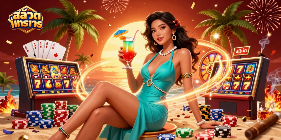 Engage with สล็อตทดลอง as you experience tropical resort gaming with vibrant slot elements and a glamorous ambiance.
