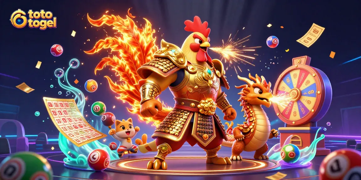Ikuti permainan mendebarkan dengan toto togel yang menampilkan bola lotere dinamis dan karakter meriah.