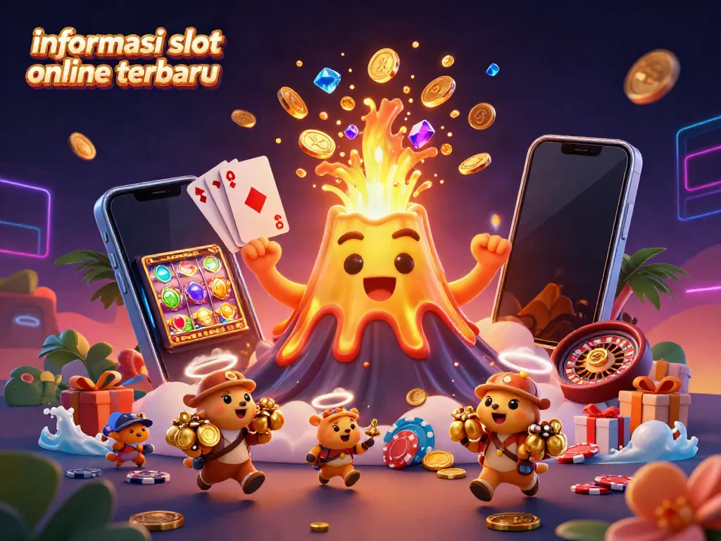 Menangkan informasi slot online terbaru dengan petualangan harta karun dari gunung emas yang meletus.