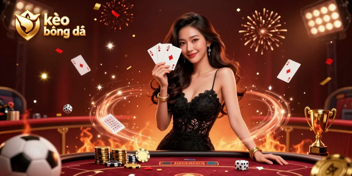 Engage in kèo bóng đá betting with vibrant casino ambiance showcasing action-packed scenes and elegant characters.