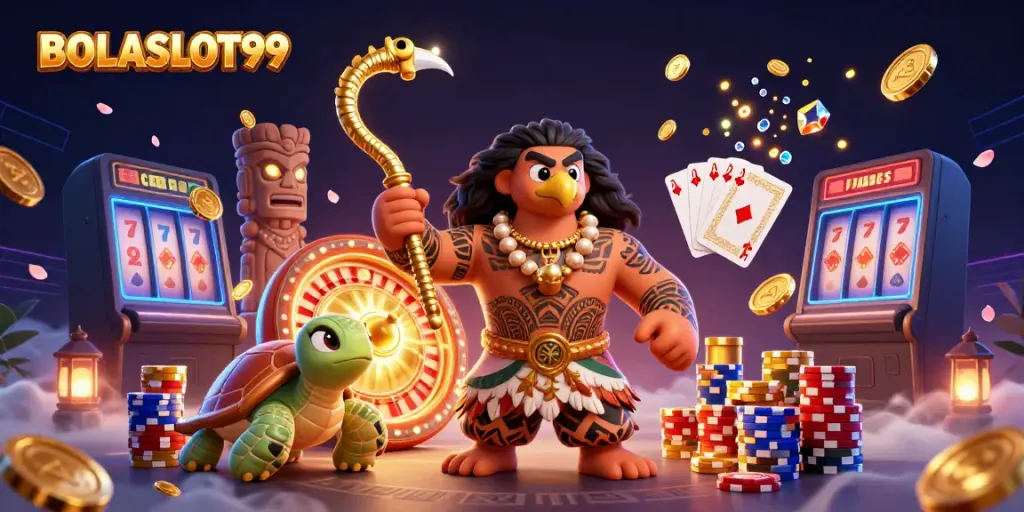 BOLASLOT99 brings excitement to gaming with vivid characters and dazzling casino elements.