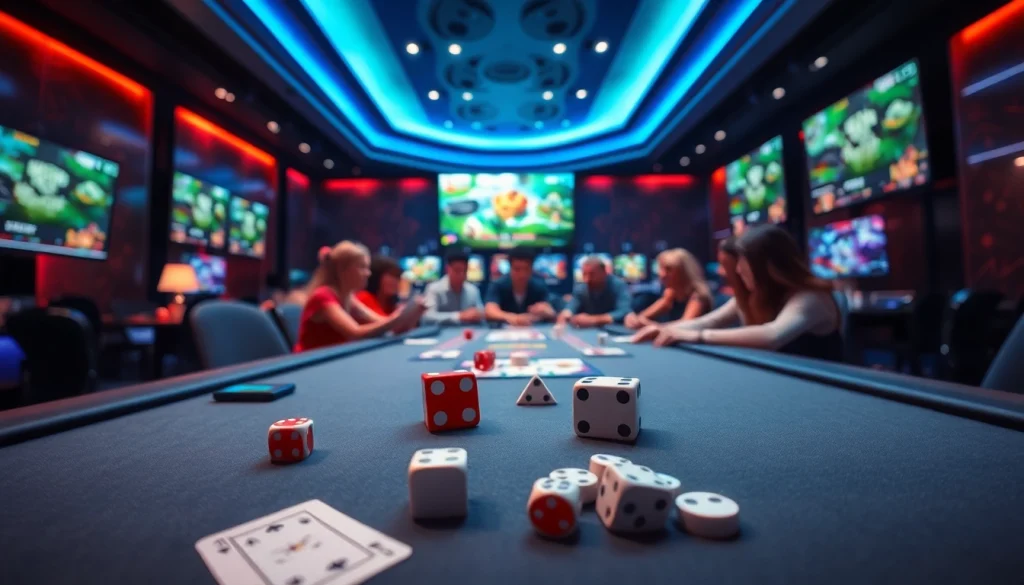 에볼루션의 흥미로운 라이브 카지노 환경을 설정한 이미지