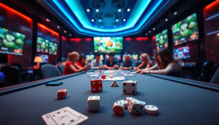 에볼루션의 흥미로운 라이브 카지노 환경을 설정한 이미지