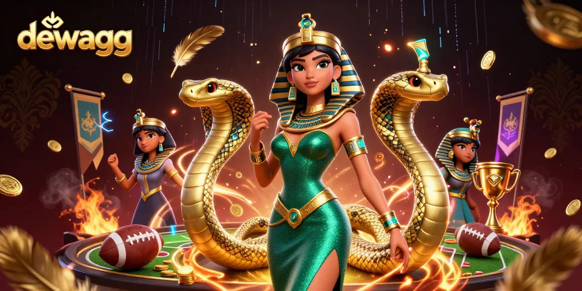 Experience high-stakes sports betting thrills with dewagg, featuring dynamic football elements and vibrant visuals.