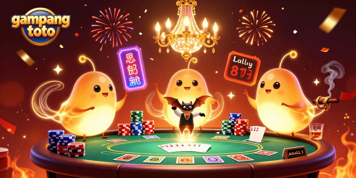 Experience exciting gameplay in the vibrant scene of gampangtoto casino lighting up nightly
