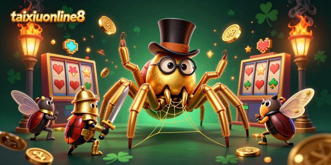 Experience thrilling gameplay at taixiuonline8 with vibrant casino elements, featuring exciting gaming action and charming characters.