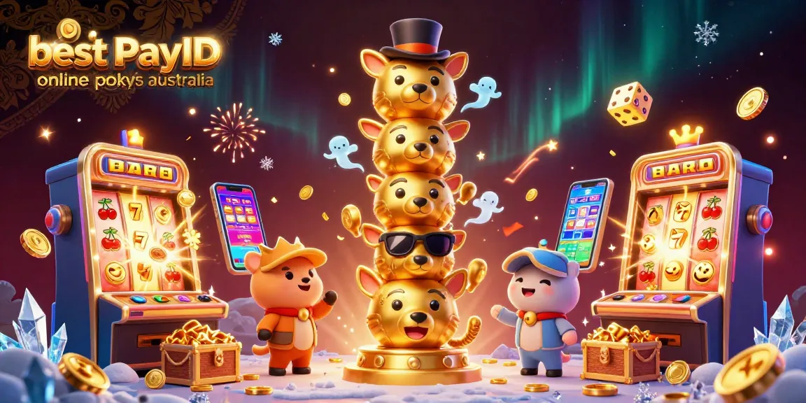 Experience the excitement of the best PayID online pokies Australia with vibrant casino elements.