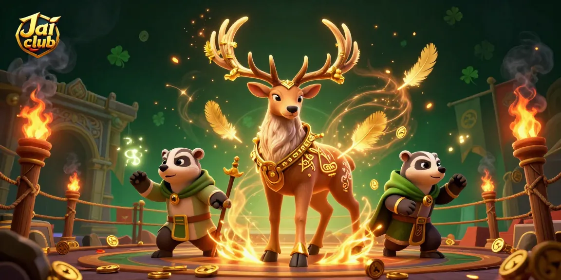 Experience thrilling gameplay at Jai club with engaging characters, vibrant casino elements, and magical visuals.