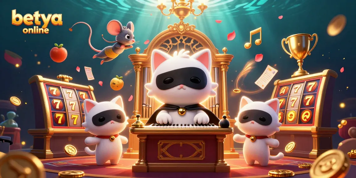 Experience the thrill of betya online with this vibrant casino scene featuring dynamic slot game elements.