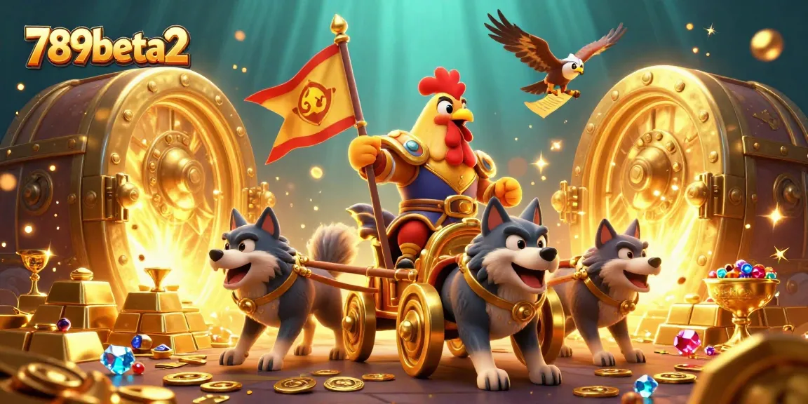 Experience the thrill of 789beta2 in a treasure-filled casino adventure showcasing dynamic gaming elements.