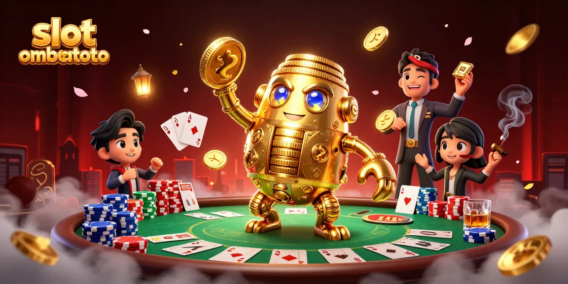 Engage with the vibrant world of slot ombaktoto through dynamic casino elements and magical illustrations.