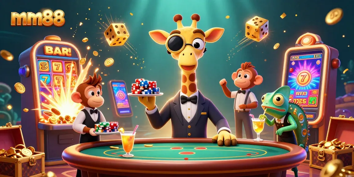 Experience mm88's thrilling casino adventures with vibrant characters and dynamic gaming elements.