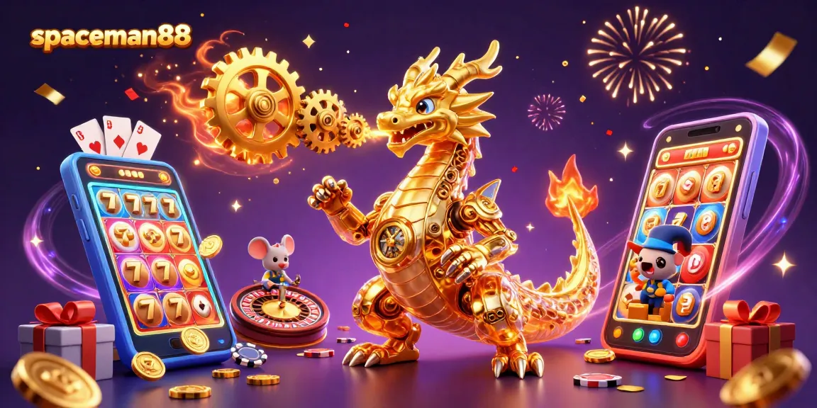 Experience wins with spaceman88 in a vibrant 3D casino world packed with excitement.