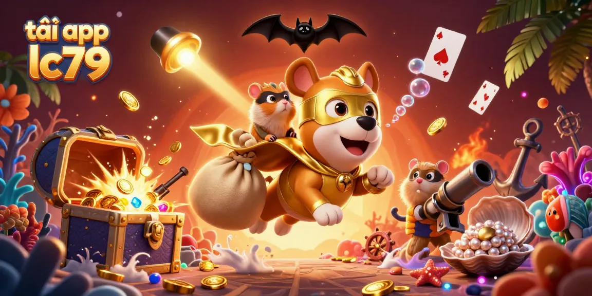 Tải app lc79 và khám phá thế giới game đa dạng với các nhân vật hấp dẫn như chó siêu anh hùng.